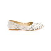 Pantofi Dama din Piele Naturala,Amalia,albi